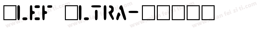 Klef Ultra字体转换